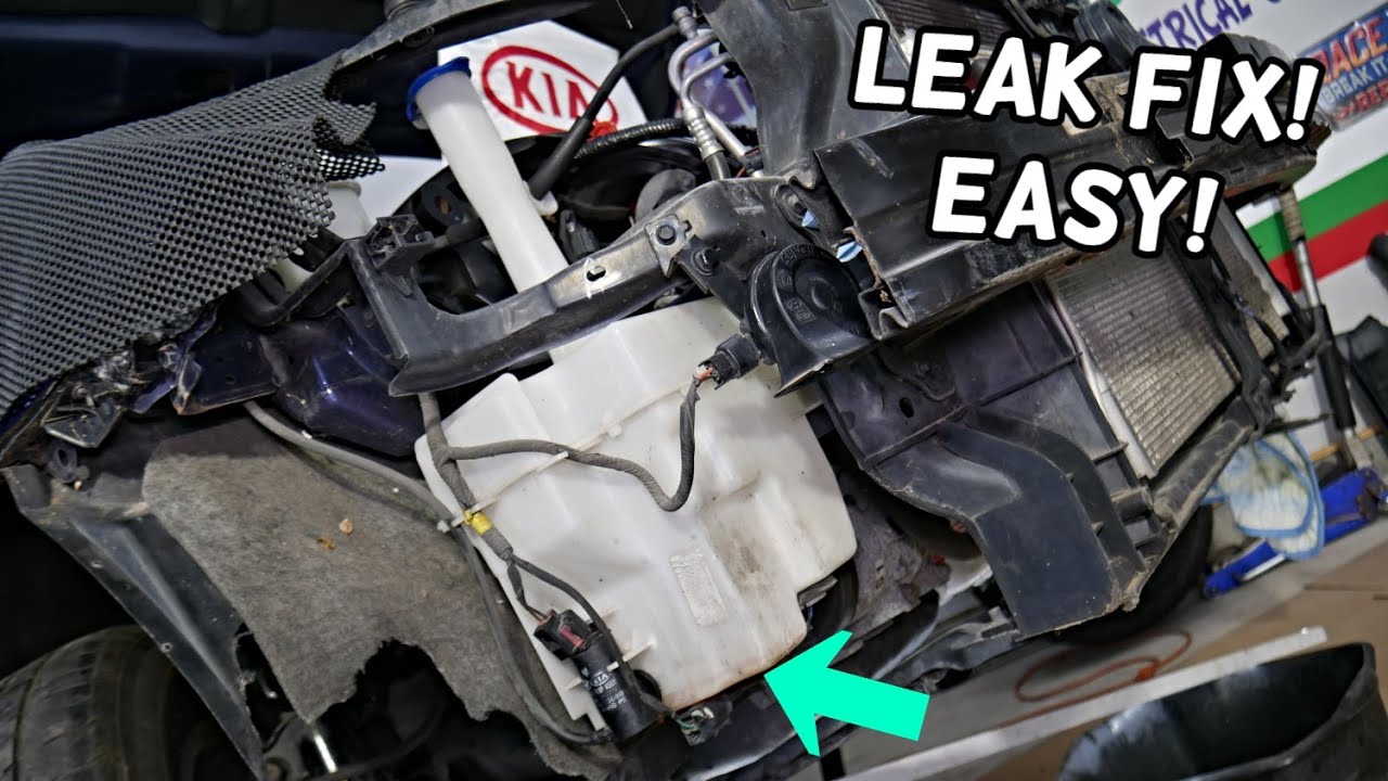 WHY LEAKING WASHER FLUID ON KIA FORTE SPORTAGE SORENTO SOUL RIO OPTIMA
