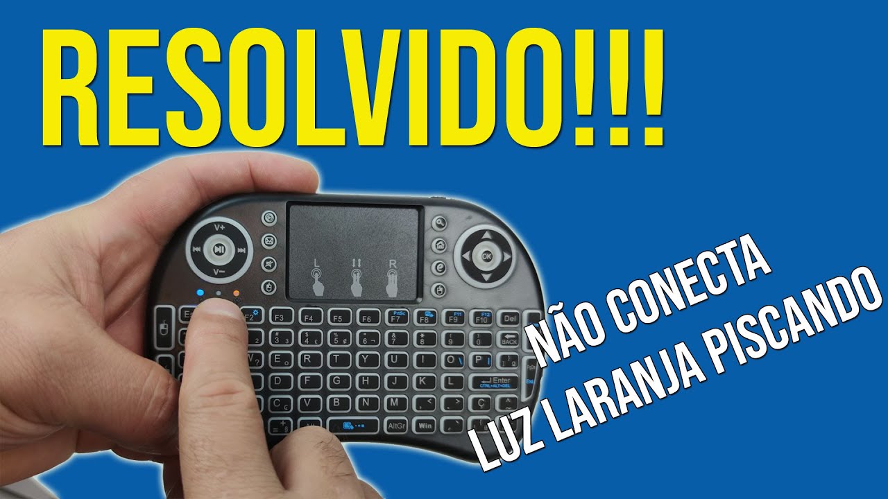 Resolvido - Mini Teclado Wireless não funciona