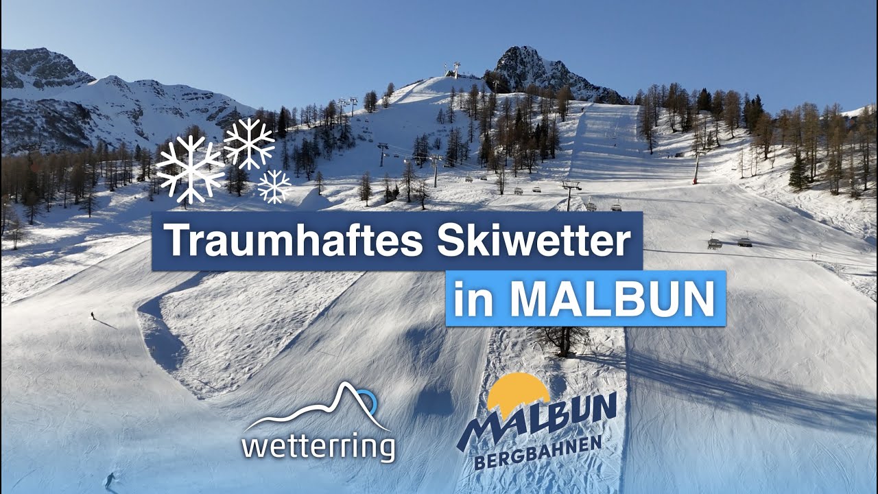 Traumhaftes Skiwetter in Malbun - Wetterring Regionalwetter 16.01.2025