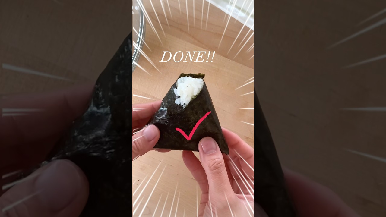 How to make Super Easy Onigiri🍙 #riceball #onigiri #japanesefood #easyrecipe