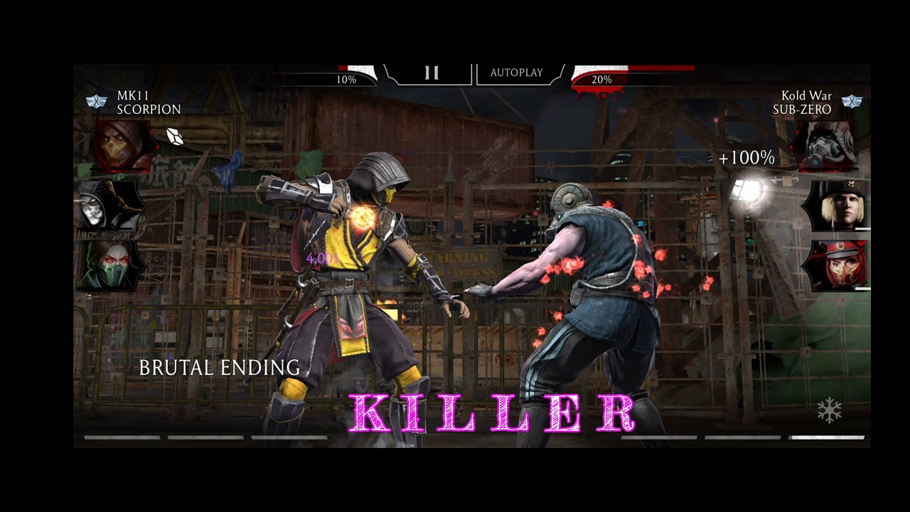 Dark Queen's Tower Difficulty Fatal | Battle 185 | Mortal Kombat Mobile Game Play
