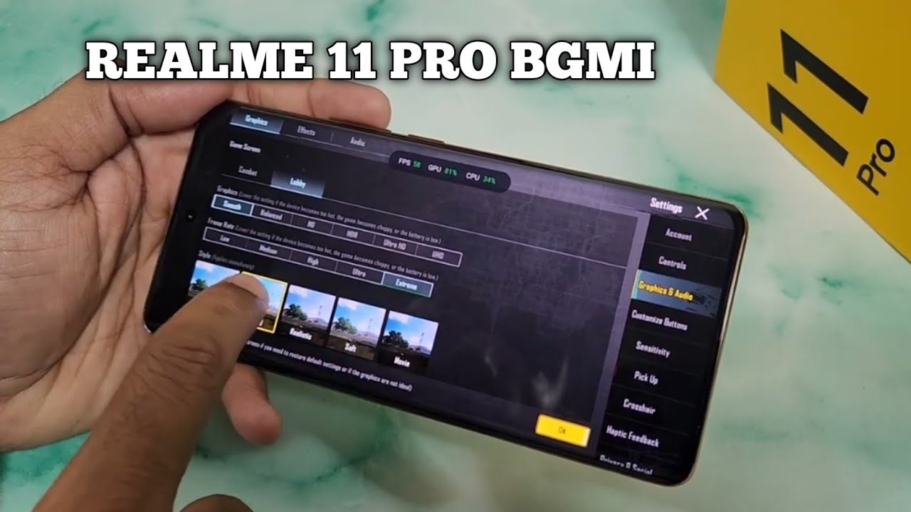 Realme 11 Pro Bgmi Gameplay Test @realmemobiles