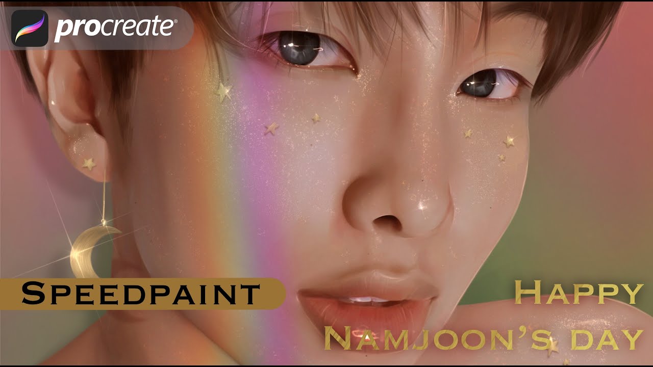 BTS Fanart - HAPPY NAMJOON’S DAY 🎉 SPEEDRAWING