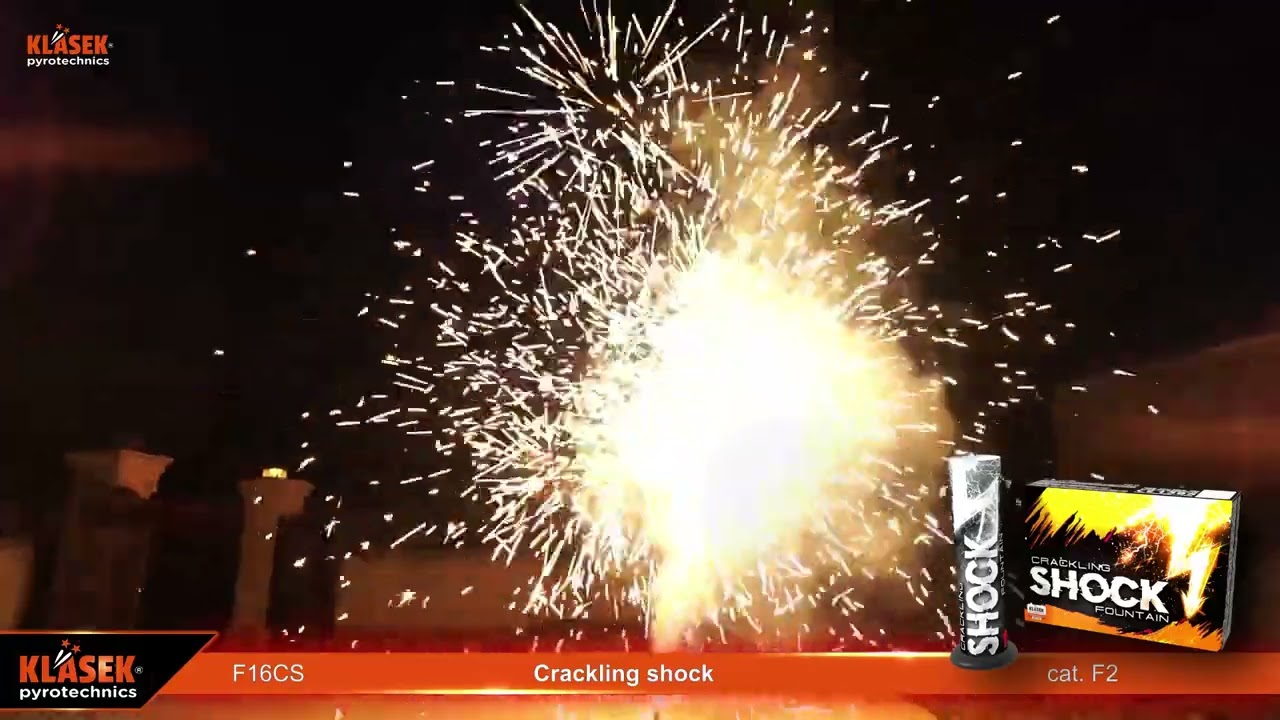 F16CS Crackling shock | Klasek pyrotechnics