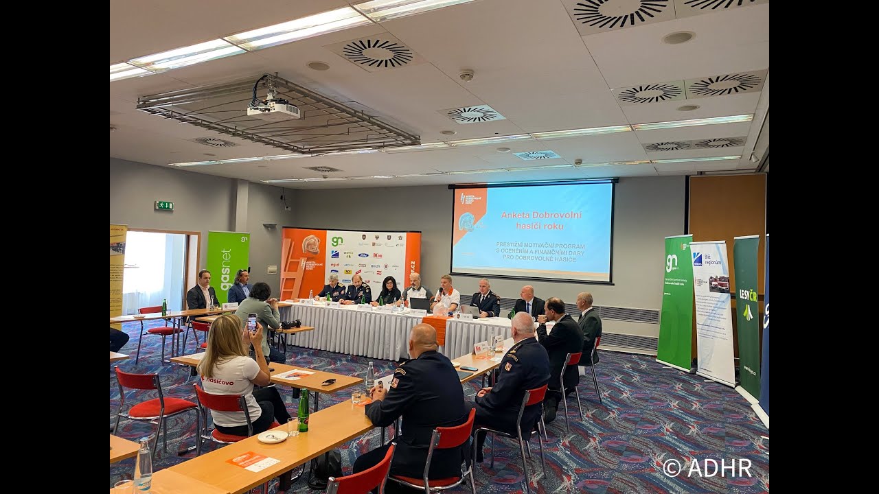 Tisková konference ankety Dobrovolní hasiči roku 2022 - nominace