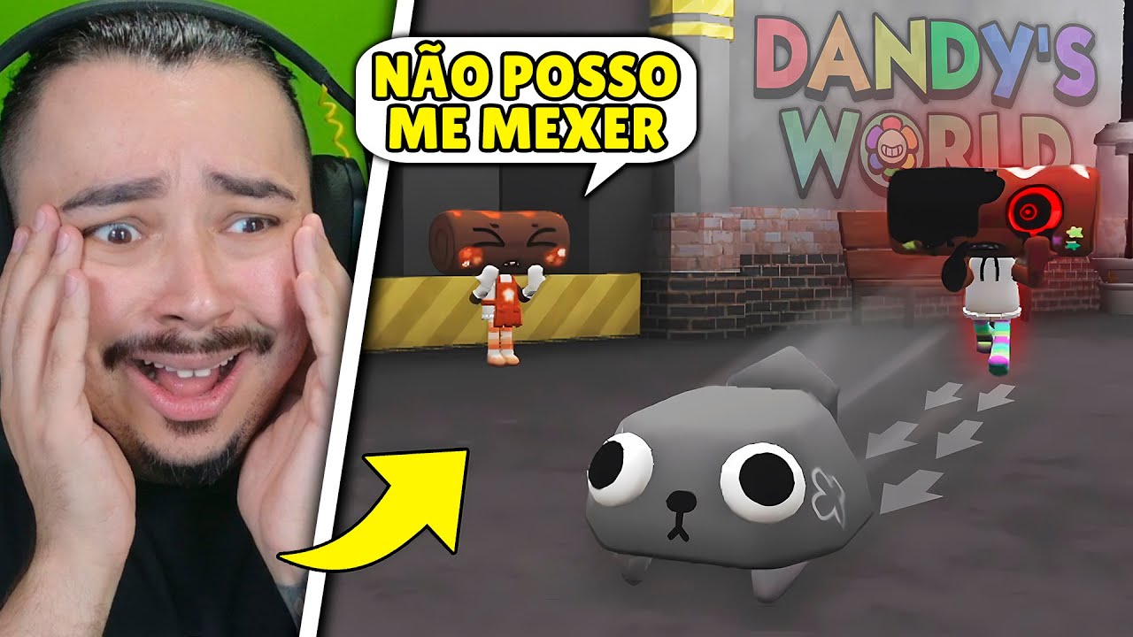 NÃO PODE SE MEXER NESSA STOP RUN!! | DANDY'S WORLD - ROBLOX (@Família Betero)