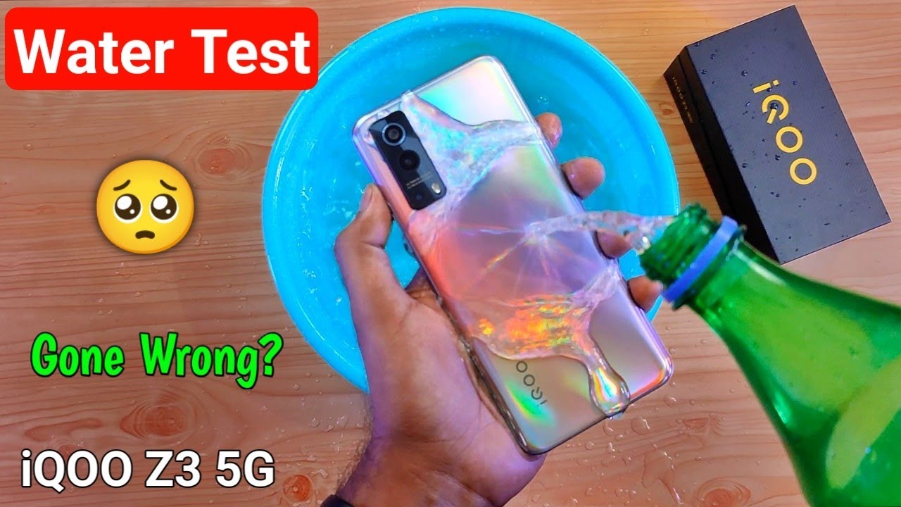 iQOO Z3 5G Water Test 🔥- Will it Survive or Dead??
