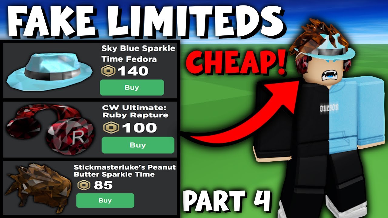 Fake Limiteds That You Can Get for Cheap on Roblox! | Part 4