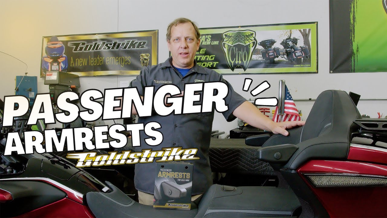Goldwing Passenger Armrests / How to Install