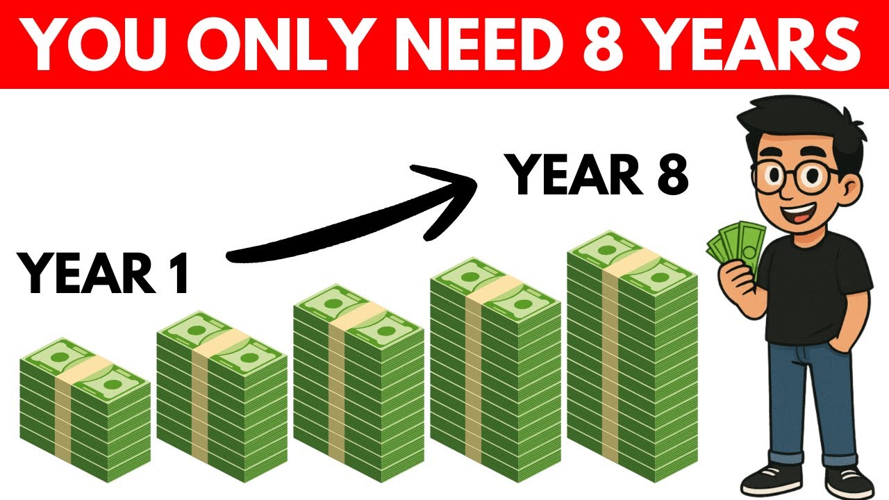 How to Retire in 8 Years Starting With $0 (Year by Year Plan)