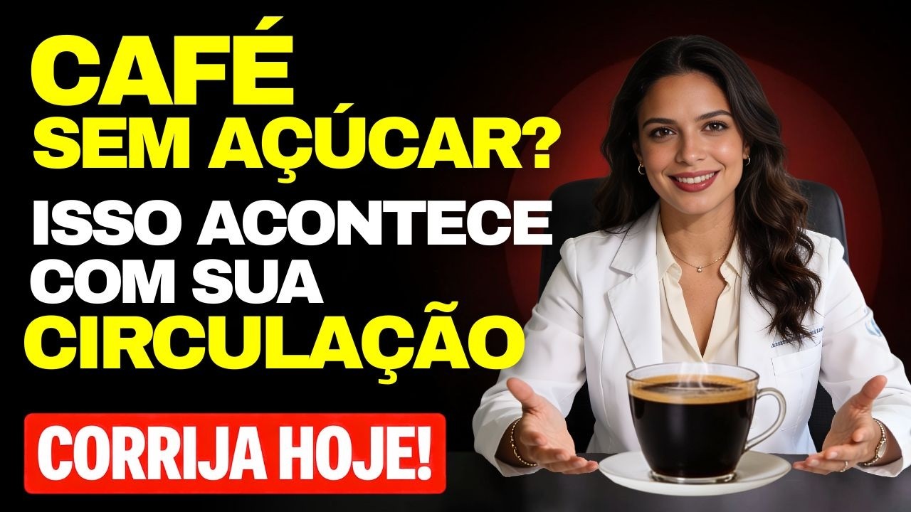 O Que o CAF&Eacute; Sem A&ccedil;&uacute;car Faz na Sua CIRCULA&Ccedil;&Atilde;O Todos os Dias (CARDIOLOGISTA Revela)