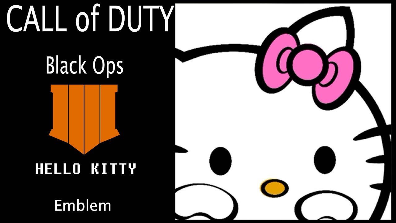 Call of Duty Black Ops 4 Emblem Hello Kitty