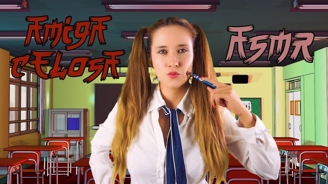 AMIGA DE ESCUELA CELOSA | Roleplay asmr español | | Asmr with Sasha