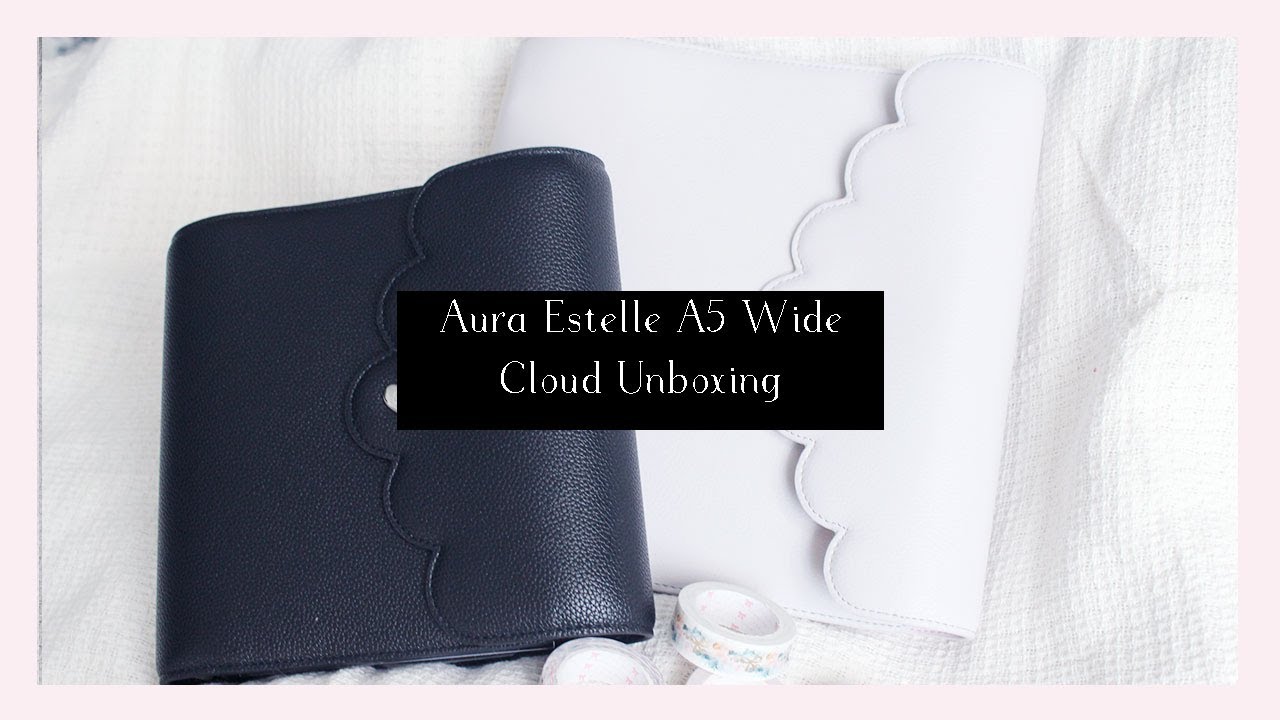 Aura Estelle A5 Wide Cloud Unboxing Sunday Morning + Color Comparison! | Ana Jolene Printables