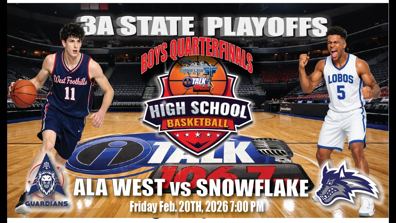ALA WEST GAURDIANS vs SNOWFLAKE LOBOS BOYS 3A State Quarterfinals Full Game