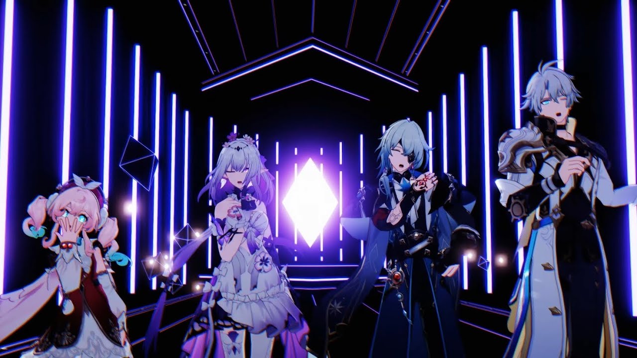 【Honkai：Star Rail MMD】クレイジー・ビート 【Anaxa/Castorice/Hyacine/Phainon】