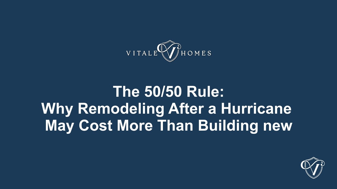 The 50 50 Rule Hurricane Damage Repair