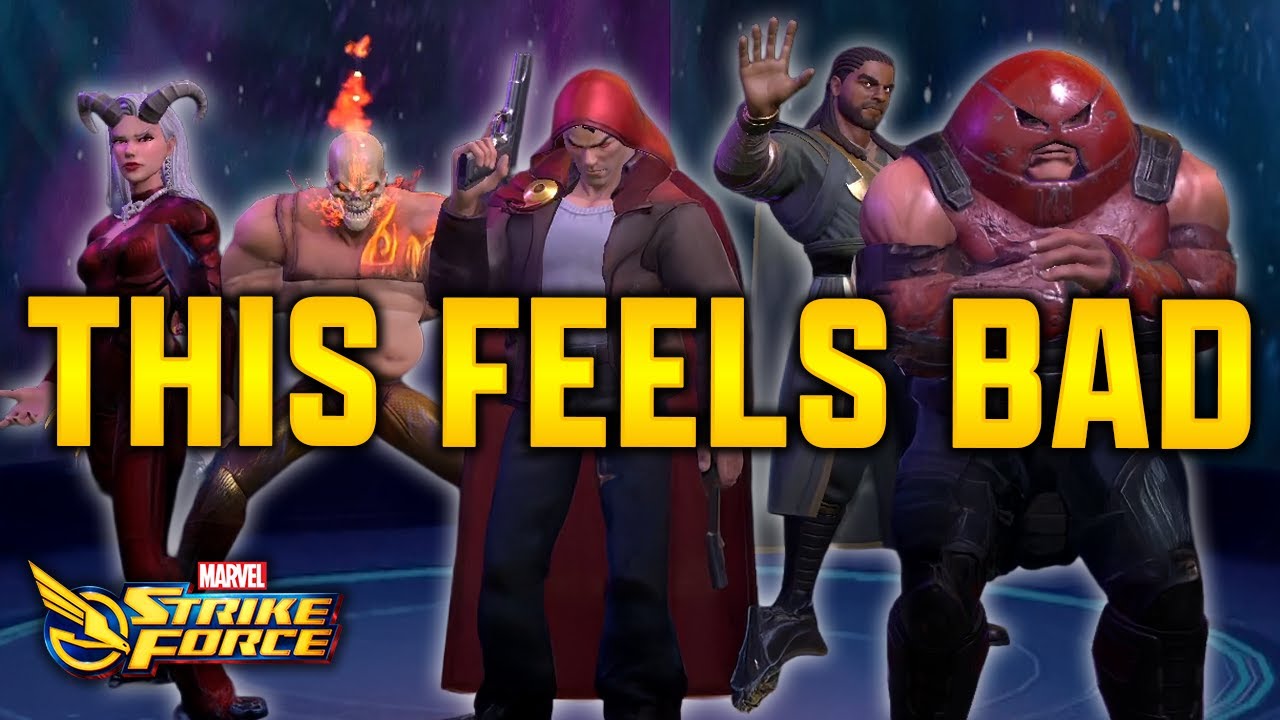 ACCURSED HITS BIG BUT THIS FEELS BAD - MARVEL Strike Force - MSF