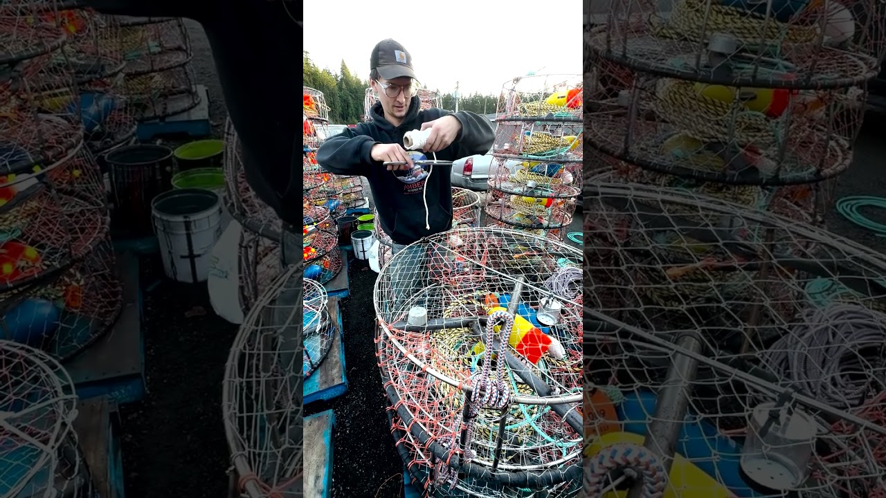 1 of 200 | Adding the Finishing Touches to a Commercial Crab Pot 