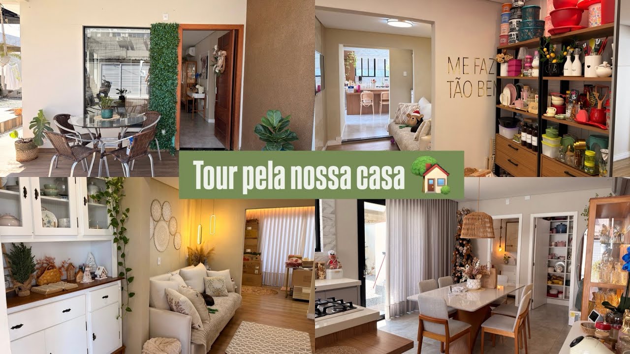 TOUR PELA NOSSA CASA | FALTA MUITA COISA AINDA | JÁ FIZEMOS TANTO