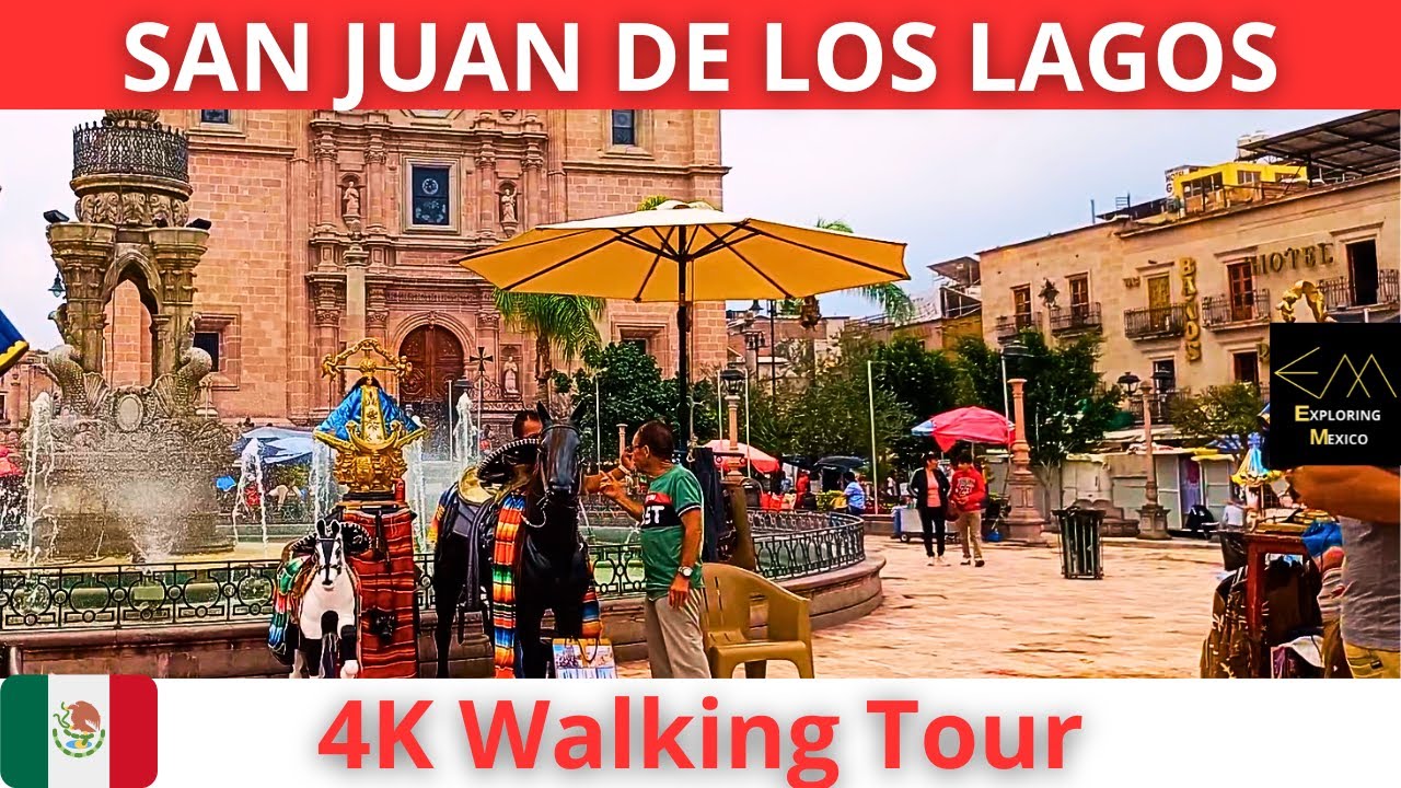 SAN JUAN DE LOS LAGOS Centro, Mercado y Catedral Basílica 4K Walking Tour | Jalisco 🇲🇽