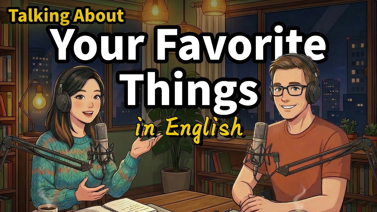 How to Talk About Your Favorite Things in English | English Conversation Practice | English Podcast