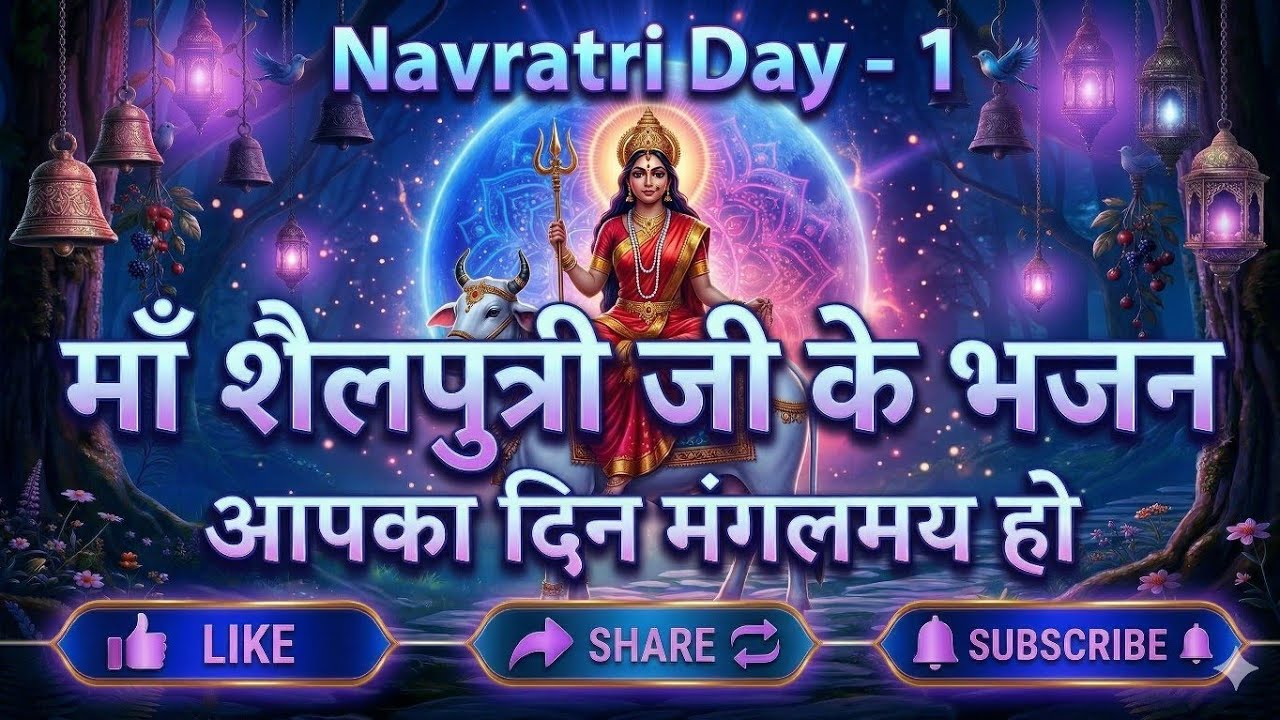 🙏 माँ शैलपुत्री भजन🙏| नवरात्रि Day 1 Special  | Jai Maa Shailputri | Powerful Navratri Song 2026