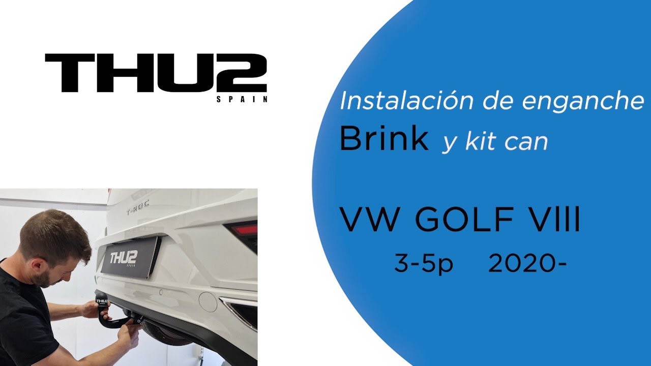 Instalación de enganche Brink en Volkswagen Golf VIII 2020-