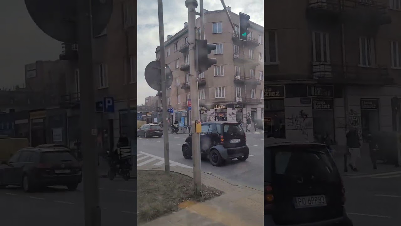 ul. Puławska w Warszawie, przejazd tramwajem.