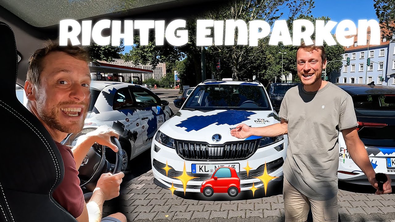 EINPARKEN rückwärts rechts QUER