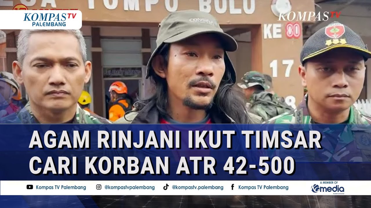 Fokus Medan Ekstrem, Agam Rinjani Ikut Timsar Gabungan Cari Korban ATR 42-500