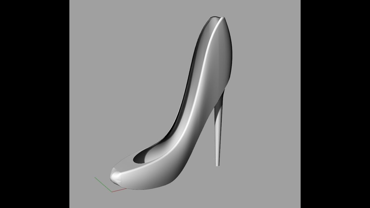 Rhino 3d - Quick High Heel Model