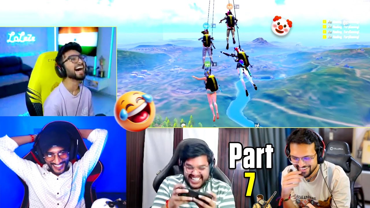 Troll 🤪 Try Not To Laugh 😂 BGMI Funny Highlights | Part 7