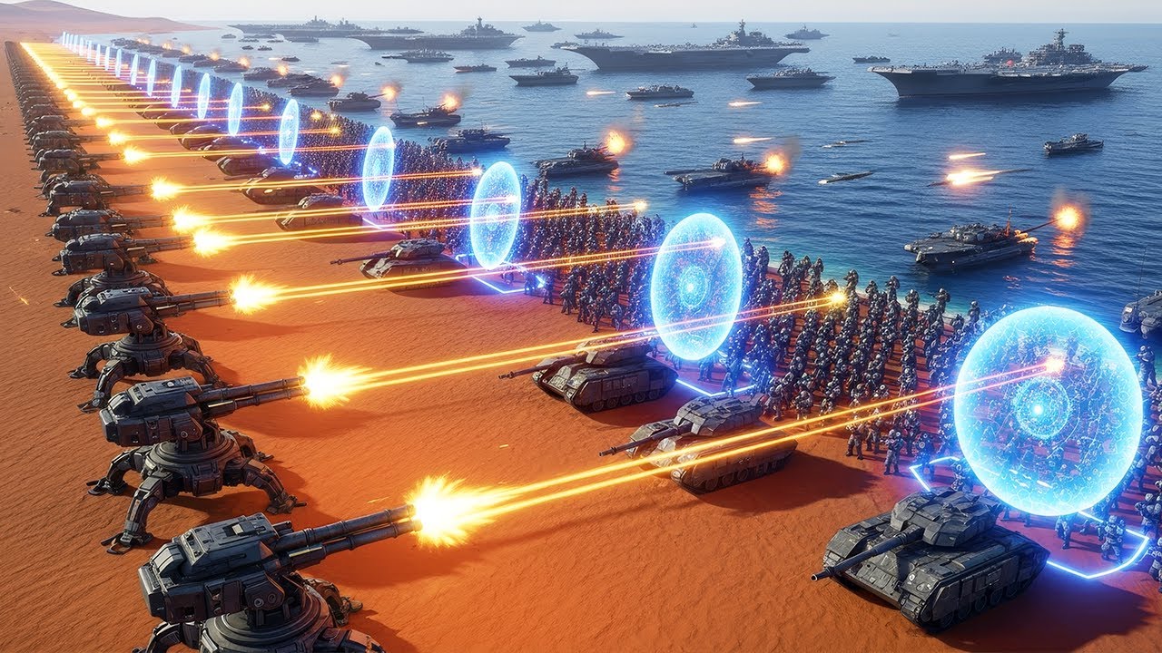 6,000,000 vs 500! Can the T45 Shotgun Squad Survive? UEBS 2