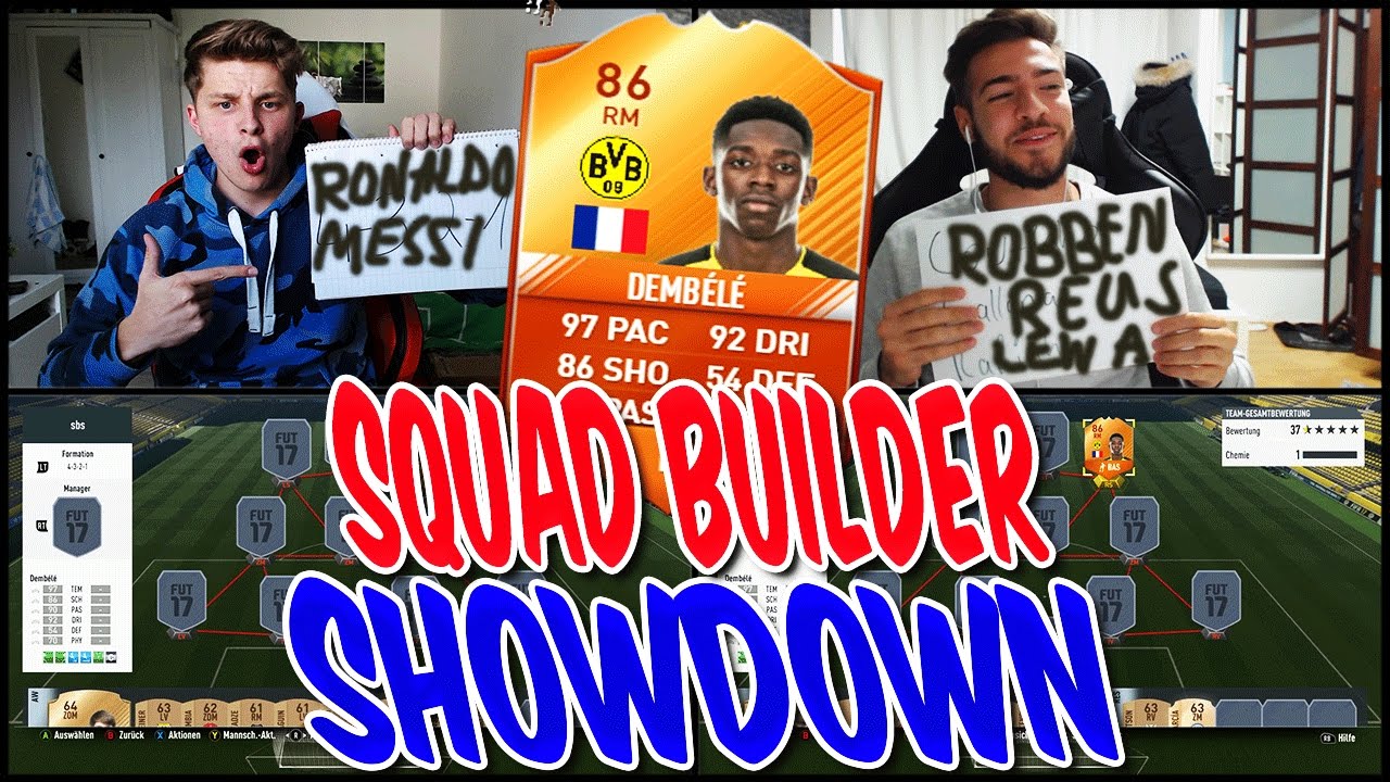 FIFA 17 - MOTM DEMBELE SQUAD BUILDER SHOWDOWN vs. WAKEZ! ⚽⛔️😝 - ULTIMATE TEAM (DEUTSCH)