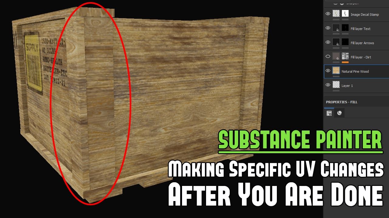 Substance Painter: 2 Ways to Make Specific UV Changes on the Mesh After You’re Done Texturing