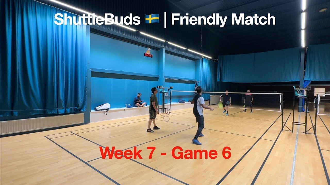 Tactical Doubles Battle 🏸 | Indian Players Match Sweden | Week 7 – Game 6