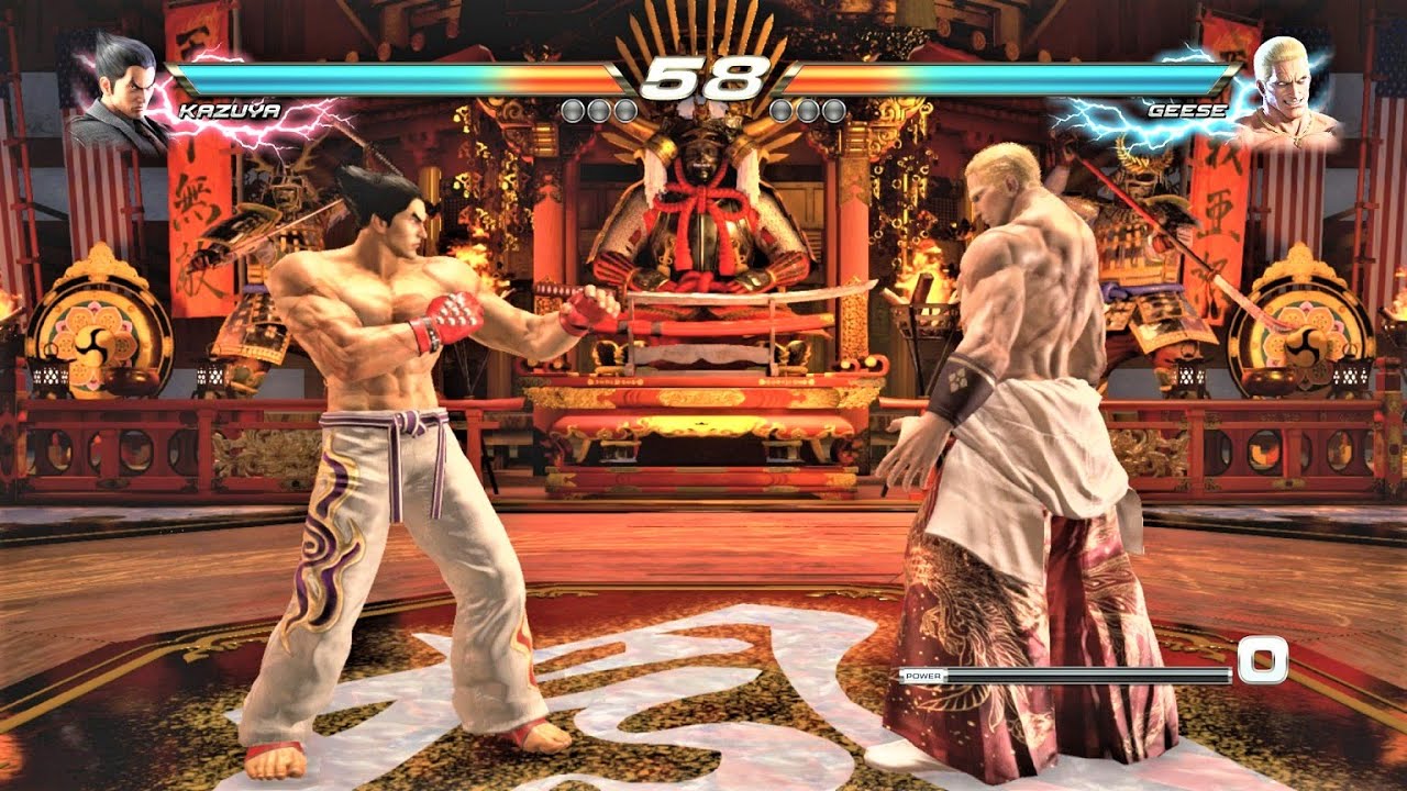Kazuya Mishima vs Geese Howard (Hardest AI) - Tekken 7 Arcade Mode