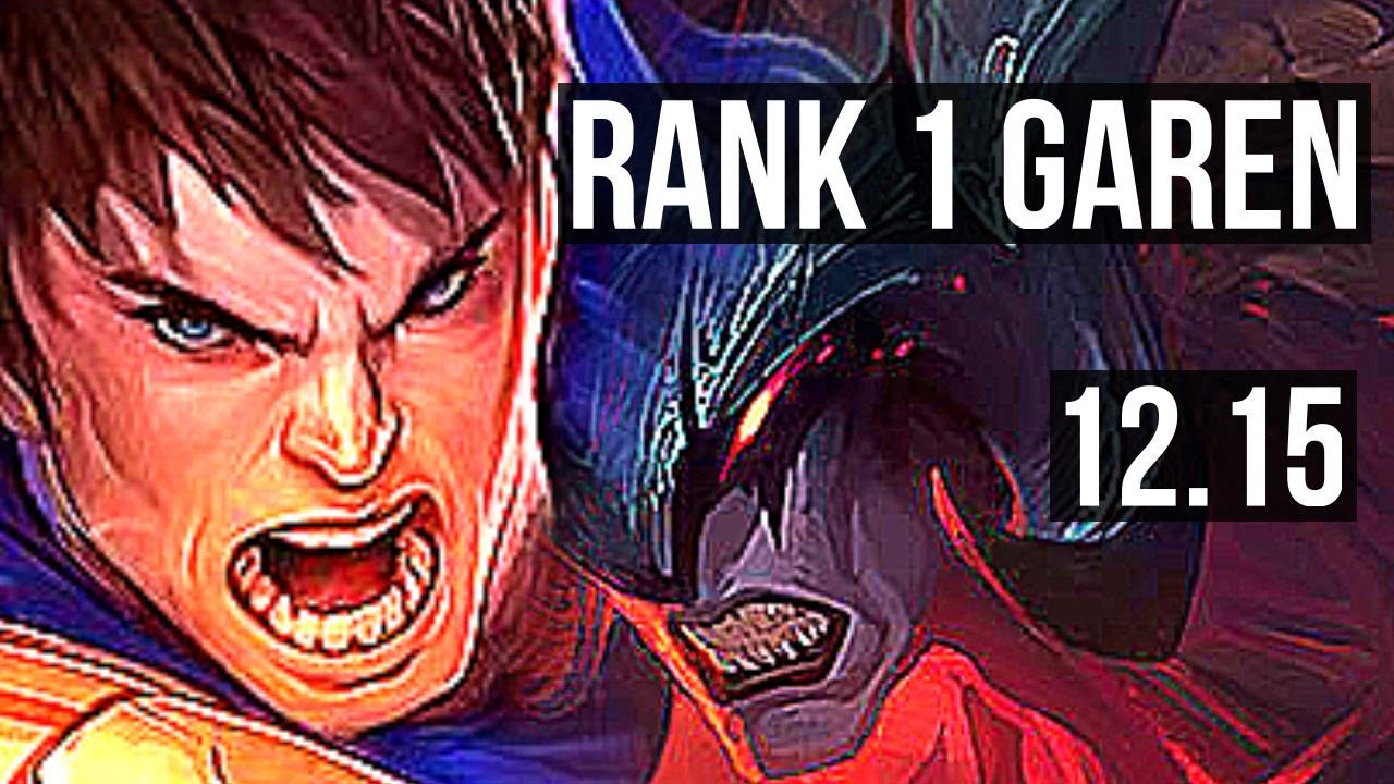 GAREN vs AATROX (TOP) | Rank 1 Garen, Dominating | KR Grandmaster | 12.15