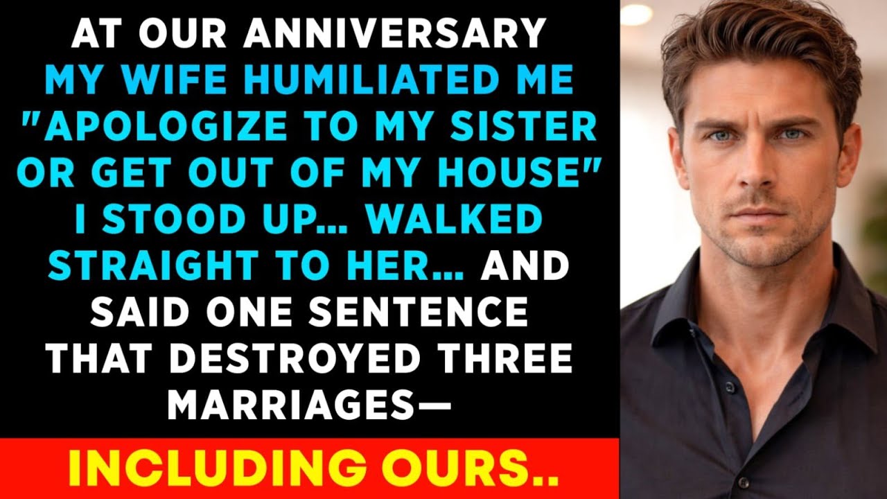At Our Anniversary My Wife Shouted 