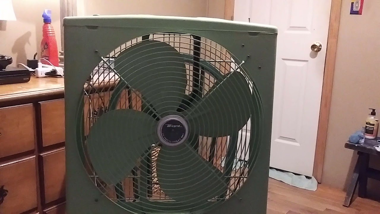 1950s western auto wizard by vernco box fan.