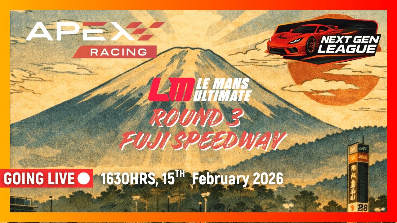 NEXT GEN LEAGUE - ROUND 3 - LE MANS ULTIMATE - FUJI