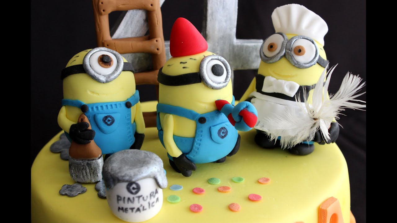 Minions de Fondant (Primera Parte Minion Pintor)
