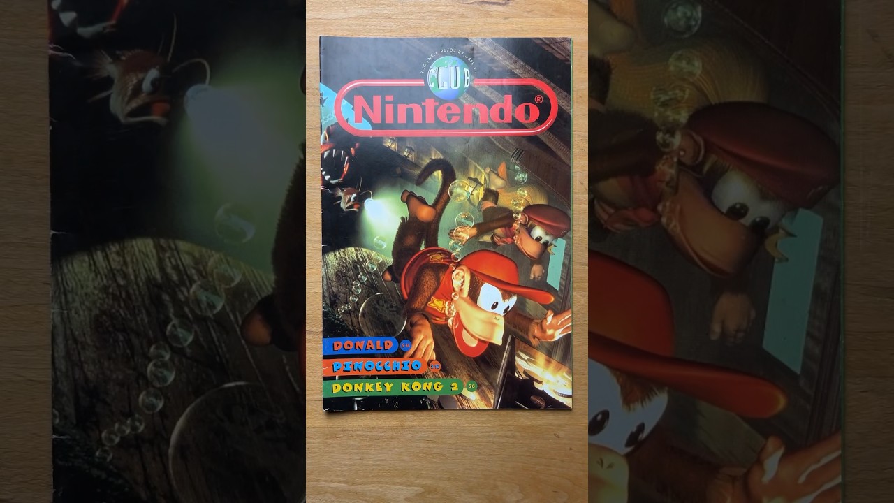 Club Nintendo Magazin 1996 #shorts #retrogaming complete collection 1-6 from 1996