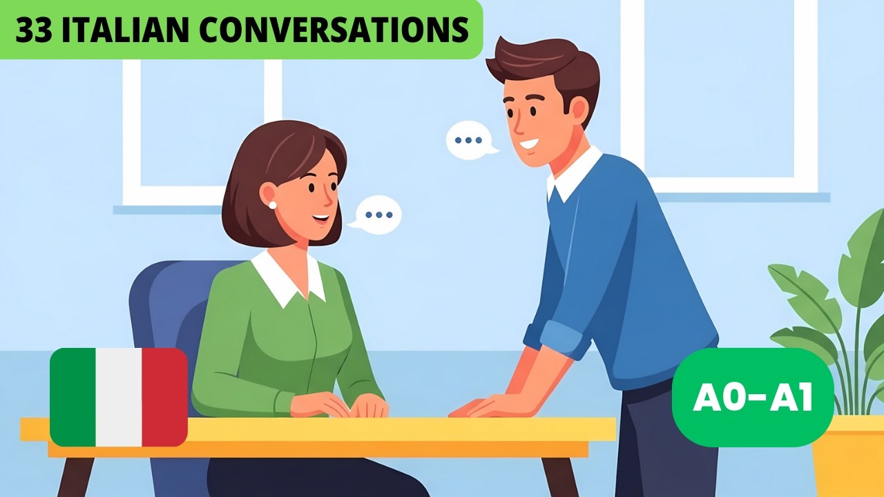 Start Speaking Italian: 30 Minutes of Real Life Conversations (Absolute Beginners)