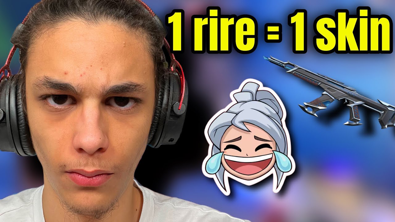 ESSAYE DE NE PAS RIRE (1 rire = 1 skin offert)