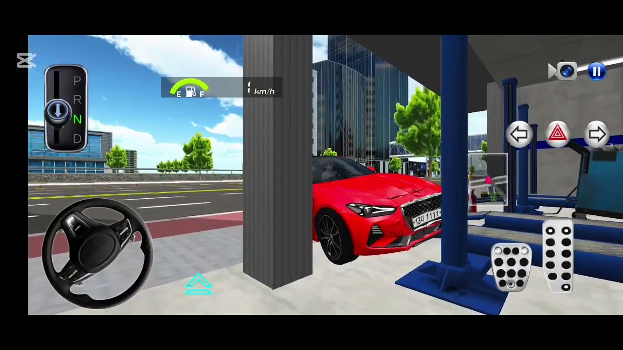New policecar#  City School Driving Practice # 3D Class Driving❤️