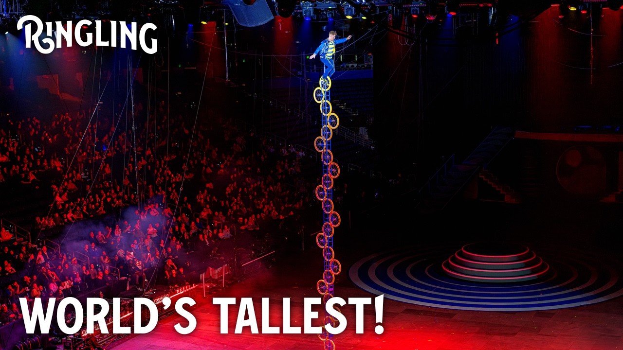 World&rsquo;s Tallest Rideable Unicycle &ndash; Wesley Williams | Ringling