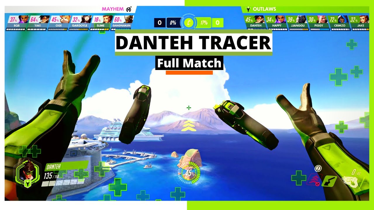 DANTEH TRACER POV | Houston Outlaws vs Florida Mayhem | OWL Season 2021 Countdown Cup