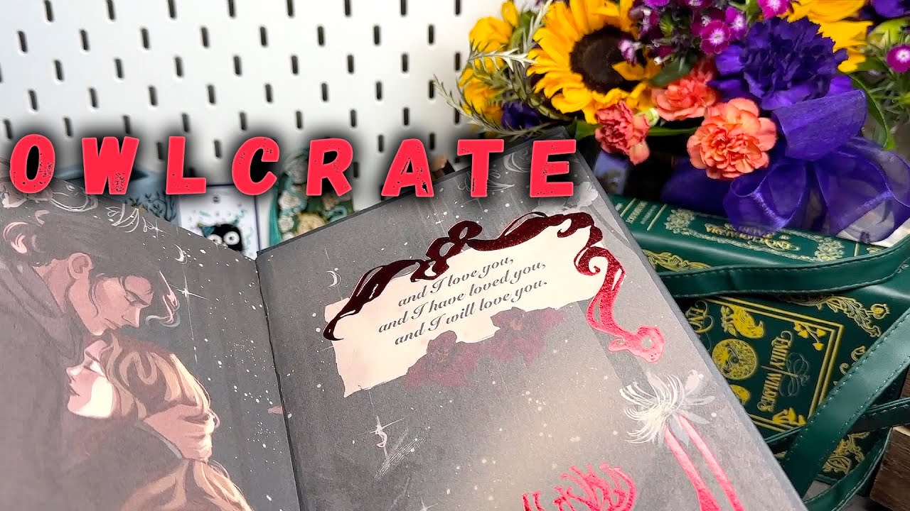 OWLCRATE March 2025 - unboxing surprise book box no talking